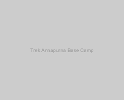 Trek Annapurna Base Camp